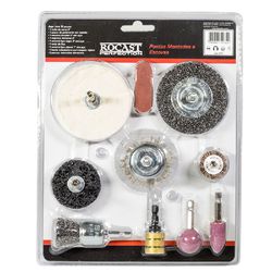 Jogos de Pontas Montadas e Escovas 10 peças 308,0001 ROCAST