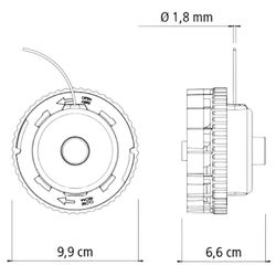 Kit Porta e Tampa Com Carretel e Mola Para Aparadores de Grama (78799/798) - Tramontin