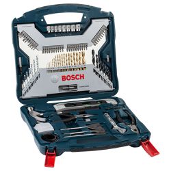 Kit de Pontas e Brocas em Titânio Bosch X-Line 103 Peças