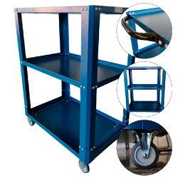 Carrinho Para Ferramentas Desmontável Azul (CD01) - Fercar