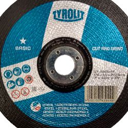 Disco de Desbaste 7" x 9/64" x 7/8" A30Q-BF Basic - 743944 - TYROLIT