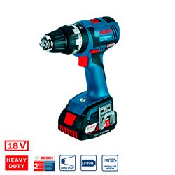 Furadeira de Impacto GSB 18V-EC 18V, 2 Baterias e maleta Bosch 