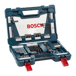 Kit de Pontas e Brocas em Titânio Bosch V-Line 83 Peças