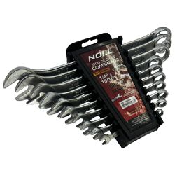 Jogo de Chaves Combinadas 1/4'' á 15/16'' - 10 Peças (408,0004) - Noll