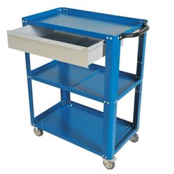 Carrinho Para Ferramentas Desmontável Com 1 Gaveta Azul (CD02) - Fercar