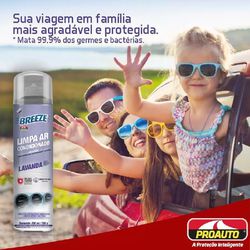 Limpa Ar Condicionado para Autos Breeze Lavanda 300 mL - Proauto