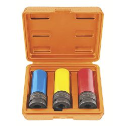 Jogo de Soquetes de Impacto 1/2'' - 3 Peças (44889/203) - Tramontina Pro