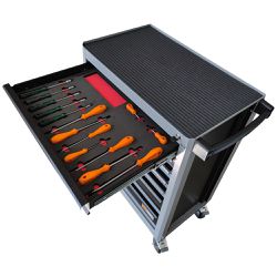 Carrinho Para Ferramentas Com 7 Gavetas e 110 Peças (44950/110) - Tramontina Pro