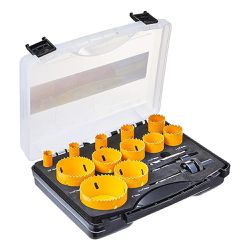 Jogo de Serras Copo Bi-Metálicas Tramontina com Dentes em Aço Rápido HSS 15 Peças