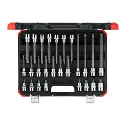 Jogo De Soquete Multidentado 1/2" 26 Peças R68003026 - Gedore Red