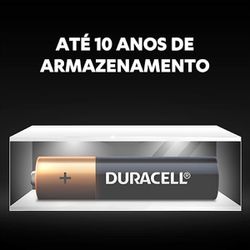 Pilha Alcalina Pequena AAA C/4 (96390) - Duracell