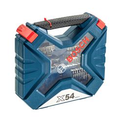 Kit de Pontas e Brocas Bosch X-Line 54 pçs