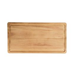 Jogo para Churrasco em Inox Cabo Madeira Natural com Tábua de Madeira 3 Peças - Tramontina 