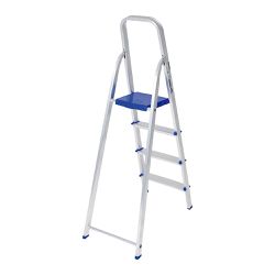 Escada Doméstica Alumínio 4 Degraus - MOR