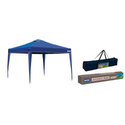 Tenda Gazebo Oxford com Silvercoating Azul (3m x 3m) - MOR