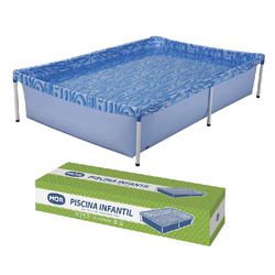 Piscina Retangular Lona em PVC 1.000 Litros - MOR