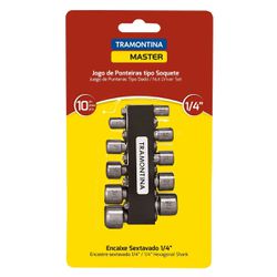 Jogo de Ponteiras Tipo Soquete 10 Peças (43615/110) - Tramontina