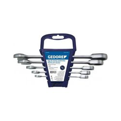 Jogo Chave Combinada com Catraca 8 à 19mm 5 Peças 031369 - Gedore