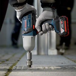 Chave de Impacto a Bateria de ½'' Bosch GDS 18V-LI, 650Nm, 18V, sem Bateria e sem Carregador 