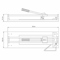Cortador de Pisos e Azulejos Com Disco de Corte 75cm (43380/075) - Tramontina