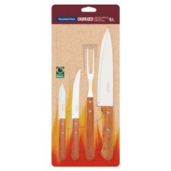 Jogo de Facas de Churrasco 4 Peças Naturalle - Tramontina