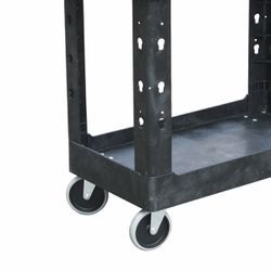 Carrinho Aberto P/ Armazenamento e Transporte Ferramentas C/ 2 Prateleiras (3521) - Lupus