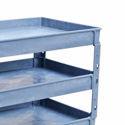 Carrinho Aberto P/ Armazenamento e Transporte Ferramentas C/ 3 Prateleiras (3522) - Lupus