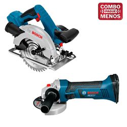 Kit Bosch Esmerilhadeira + Serra Circular + 2 Baterias 18V + Maleta - Bosch