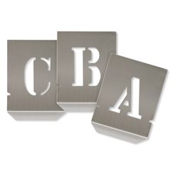 Jogo Alfabeto Chapa Vazada 25mm - 27 Peças (136,0011) - Noll