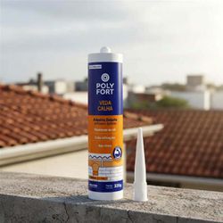 Selante Adesivo Veda Calhas - Cinza 320g (ZD002) - Pulvitec