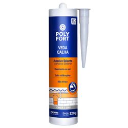 Selante Adesivo Veda Calhas - Cinza 320g (ZD002) - Pulvitec