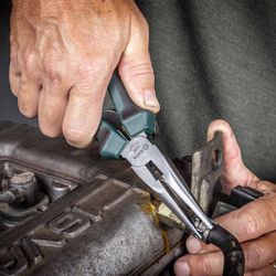 Alicate Bico Meia Cana Longo 8'' (ST70102AST) - Sata