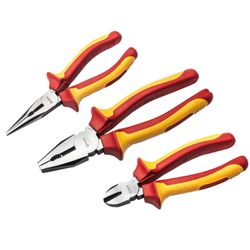 Jogo de Alicates Isolados Com 3 Peças (ST09261SJ) - Sata
