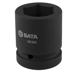 Soquete de Impacto Sextavado Encaixe 1'' em Milímetros (mm) - Sata