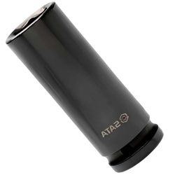 Soquete de Impacto Sextavado Longo 3/4'' em Milímetros (mm) - Sata