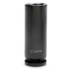 Soquete de Impacto Sextavado Longo 3/4'' em Milímetros (mm) - Sata