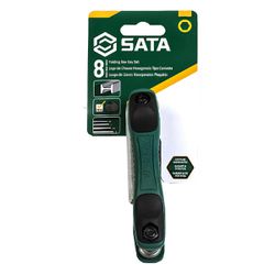 Jogo de Chaves Hexagonal Tipo Canivete 8 Peças (ST09121SJ) - Sata