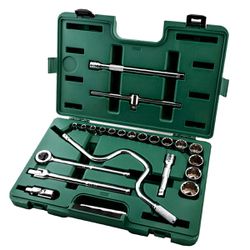 Jogo de Soquetes Estriados Com 22 Peças (ST09088SJ) - Sata