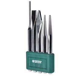 Jogo de Talhadeira, Punção e Saca-pino Com 5 Peças (ST09161SJ) - Sata