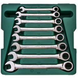 Jogo de Chave Combinada Com Catraca 8 Peças (ST08008SJ) - Sata