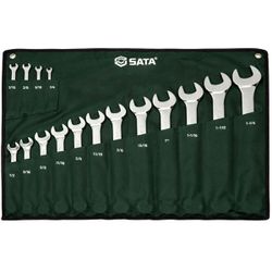 Jogo de Chave Combinada Com Catraca 16 Peças (ST09074G) - Sata