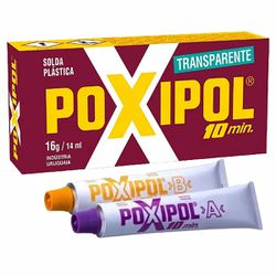 Adesivo Epóxi Líquido Transparente 10Min - 16G/14Ml (521230) - Poxipol