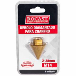 Rebolo Diamantado Para Chanfro 2 - 38mm (254,0013) - Rocast