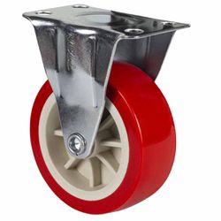 Rodízio Fixo Vermelho BP 75 x 25mm (778,0026) - Noll