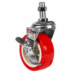 Rodízio Giratório Com Freio Espiga 75 x 25mm (778,0035) - Noll