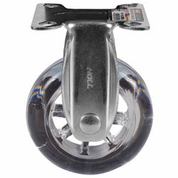 Rodízio Gel Fixo Transparente 75 x 24mm (778,0056) - Noll