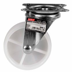 Rodízio Giratório Branco Placa PP 40 x 16,3mm (778,0036) - No