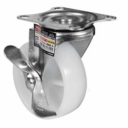 Rodízio Giratório Com Freio e Placa 75 x 25mm (778,0044) - Noll