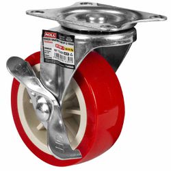 Rodízio Giratório Com Freio e Placa 75 x 25mm (778,0029) - Noll