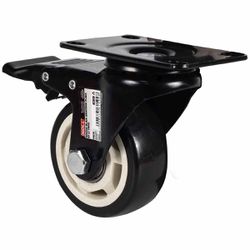 Rodízio Giratório Com Freio e Placa 40 x 20mm (778,0009) - Noll